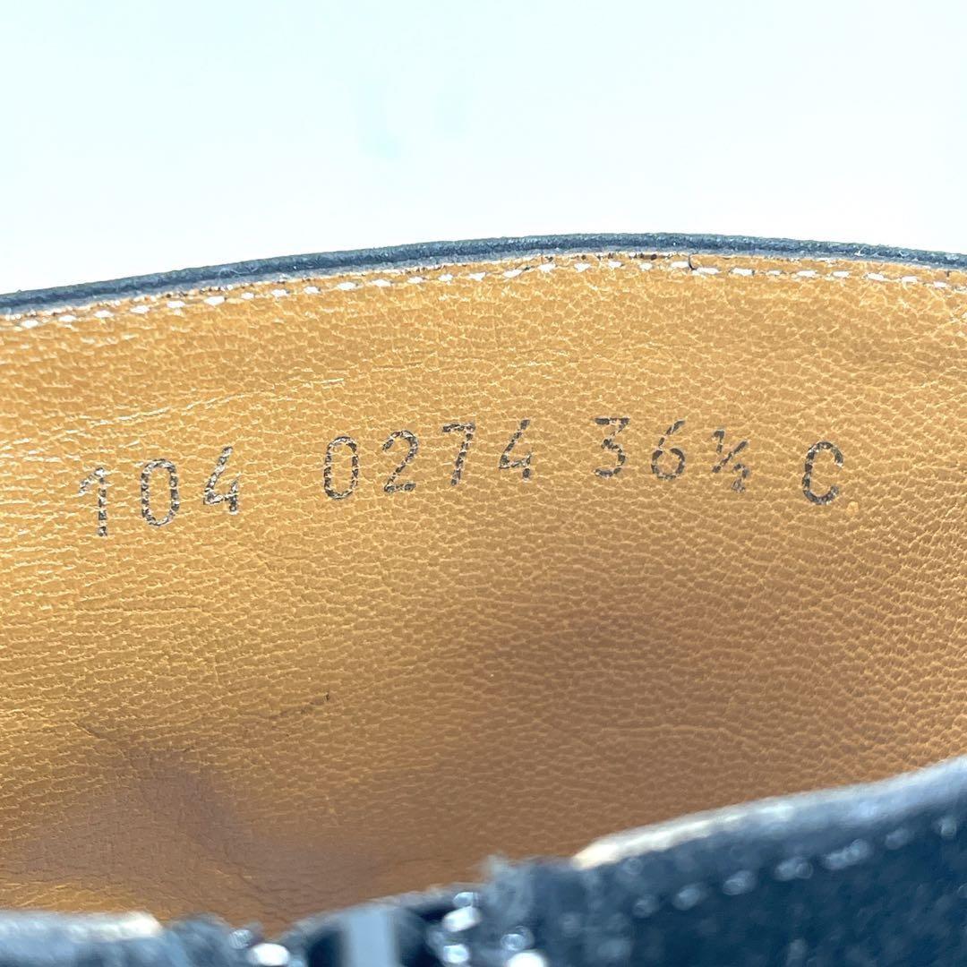 GUCCI Boots Shoes EU 36.5 US 6.5 Suede Black Authentic