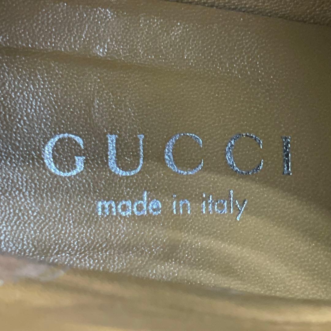 GUCCI Boots Shoes EU 36.5 US 6.5 Suede Black Authentic