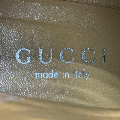 GUCCI Boots Shoes EU 36.5 US 6.5 Suede Black Authentic