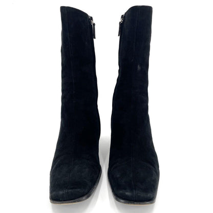 GUCCI Boots Shoes EU 36.5 US 6.5 Suede Black Authentic
