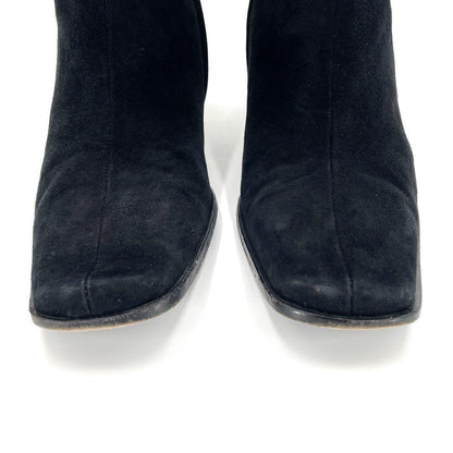 GUCCI Boots Shoes EU 36.5 US 6.5 Suede Black Authentic