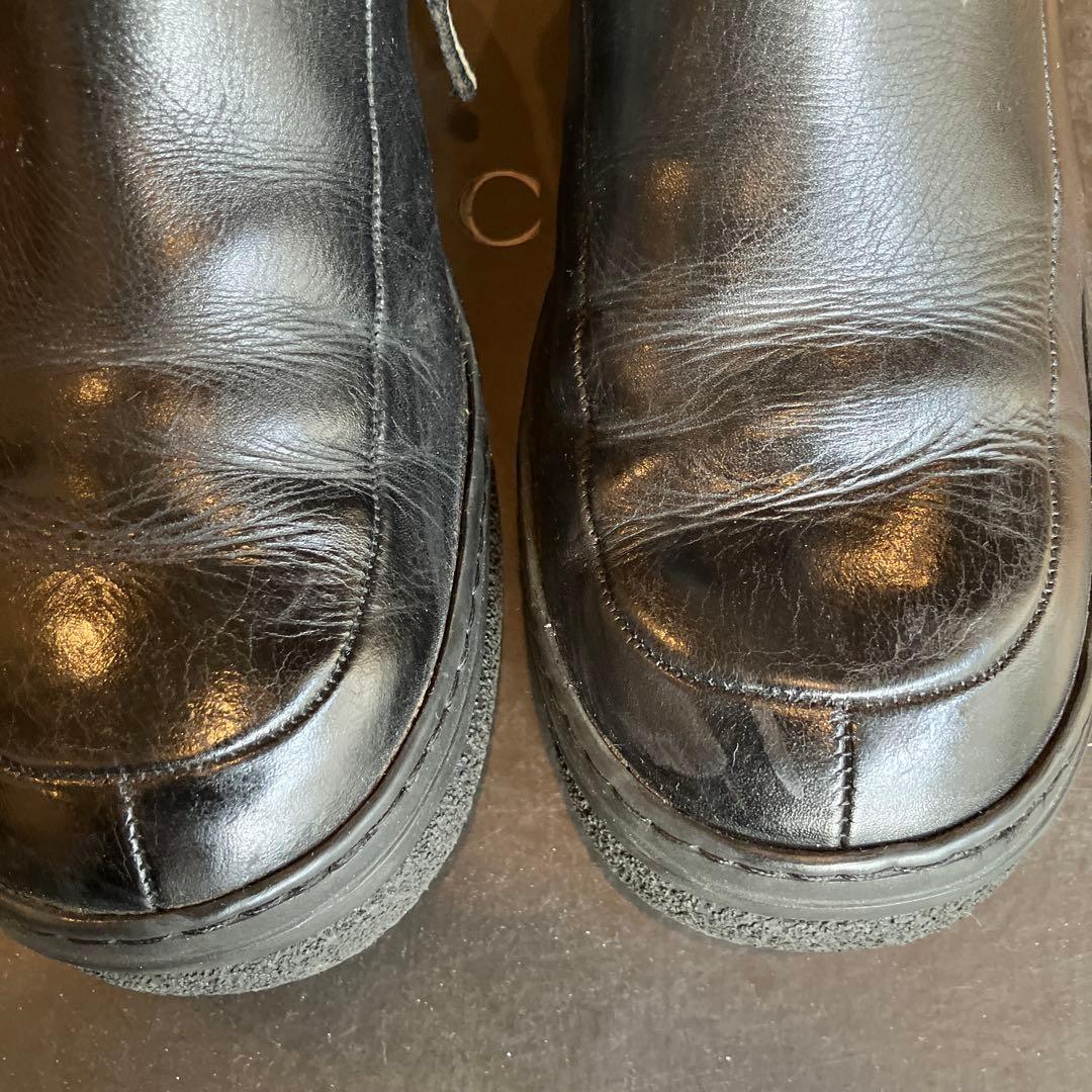 GUCCI Boots Shoes EU 36 US 6 Leather Black Authentic