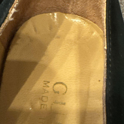 GUCCI Shoes Pumps Heel Horsebit EU 36 US 6 Suede Green Authentic