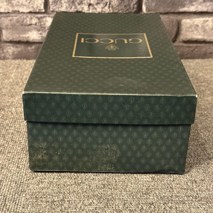 GUCCI Shoes Pumps Heel Horsebit EU 36 US 6 Suede Green Authentic