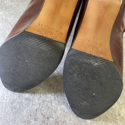 GUCCI Long Boots Shoes EU 35.5 US 5.5 Leather Brown Authentic