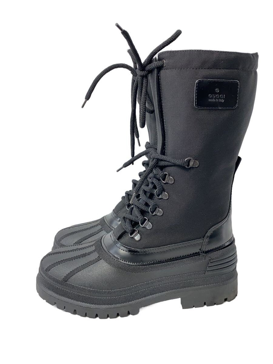 GUCCI Lace-up Boots Shoes EU 36 US 6 Black Authentic