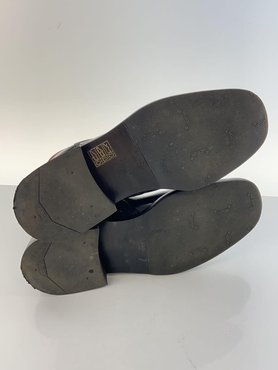 GUCCI Side zipper Boots Shoes EU 36 US 6 Leather Black Authentic