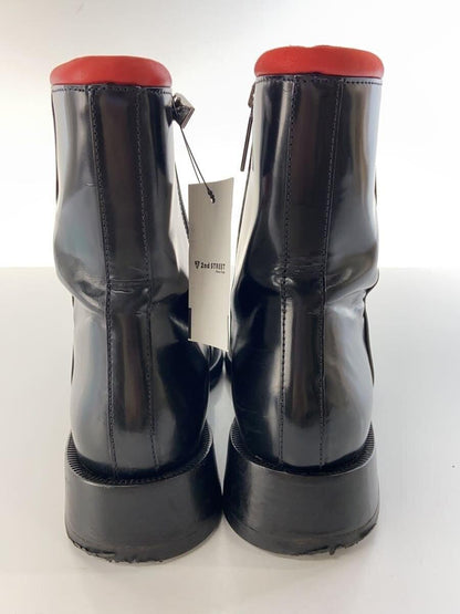 GUCCI Side zipper Boots Shoes EU 36 US 6 Leather Black Authentic