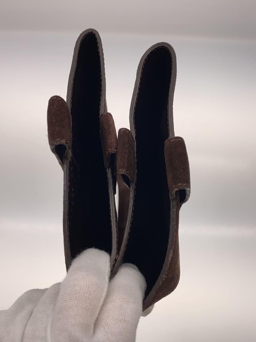 GUCCI Long Boots Shoes EU 36 US 6 Suede Brown Authentic