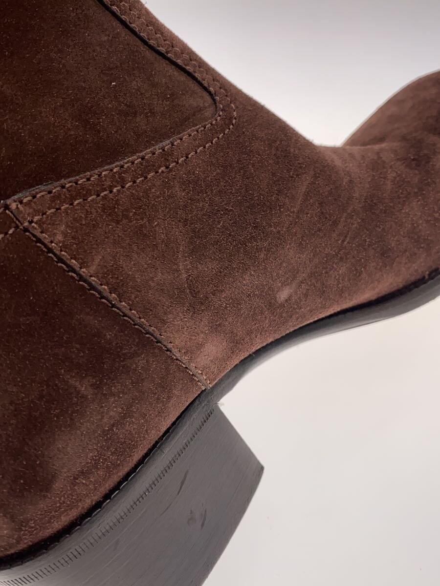 GUCCI Long Boots Shoes EU 36 US 6 Suede Brown Authentic