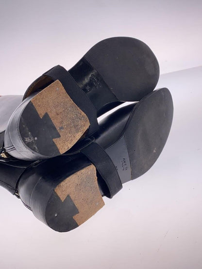GUCCI 2way Long Boots Shoes Sherry Line EU 36 US 6 Black Authentic