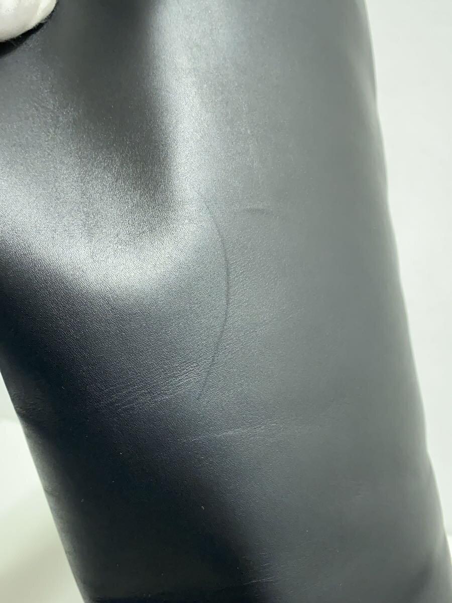 GUCCI Long Boots Shoes EU 38.5 US 8.5 Leather Black Authentic