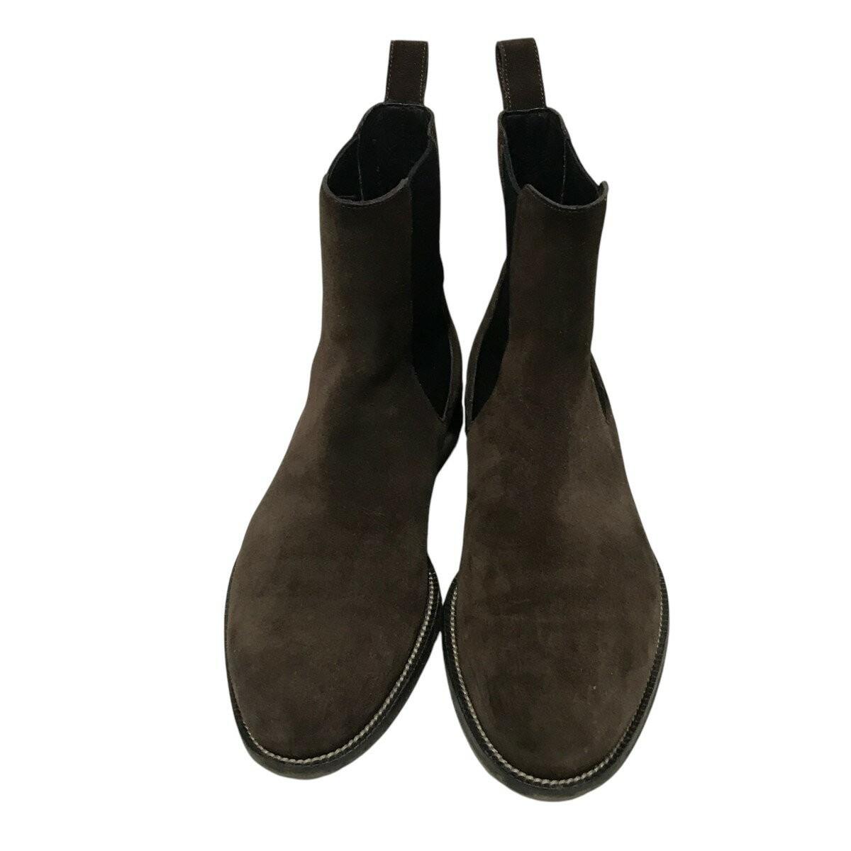 GUCCI Boots Shoes EU 43 US 9.5 Suede Brown Authentic