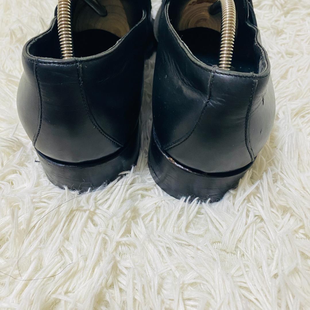 GUCCI Loafers Shoes Horsebit EU 42.5 US 9.0 Leather Black Authentic