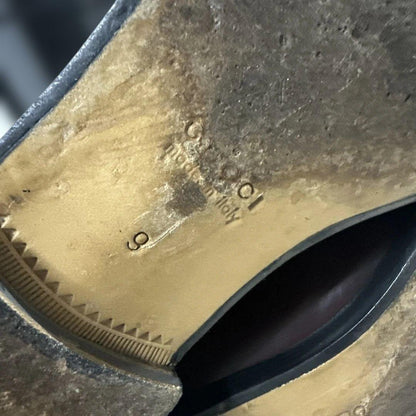 GUCCI Loafers Shoes Horsebit GG EU 43 US 9.5 Burgundy Authentic