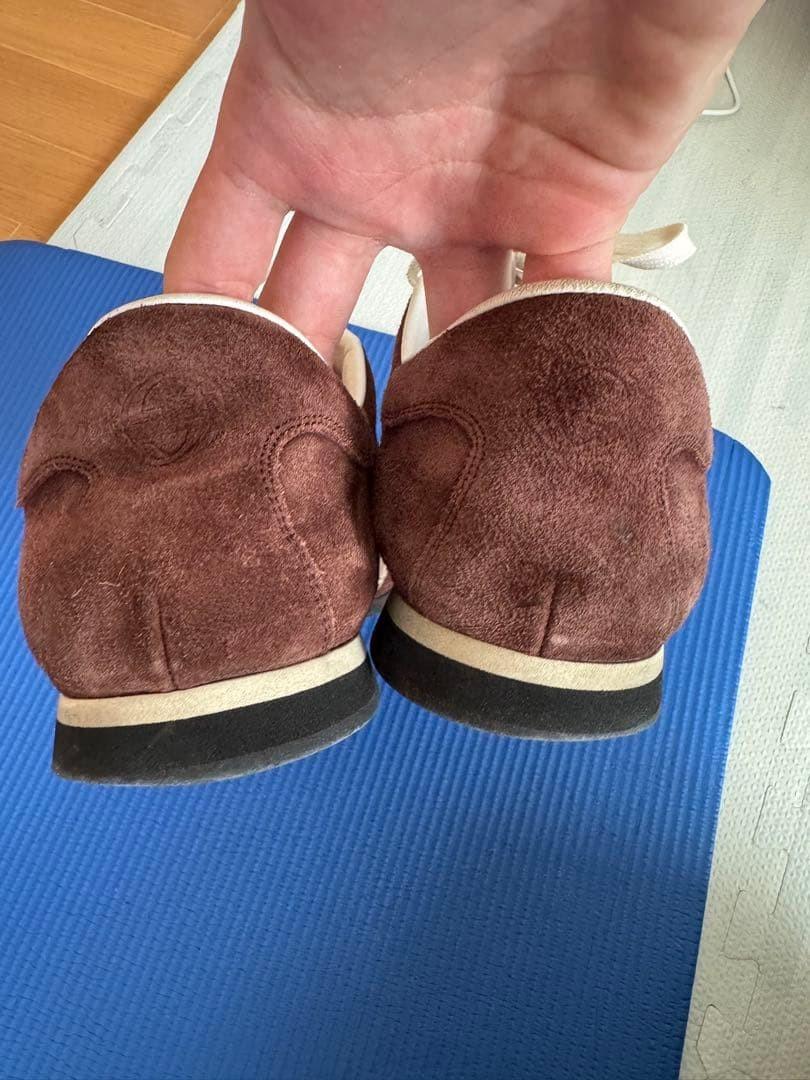 GUCCI Sneakers Shoes GG Low-cut EU 42.5 US 9 Suede Brown Authentic