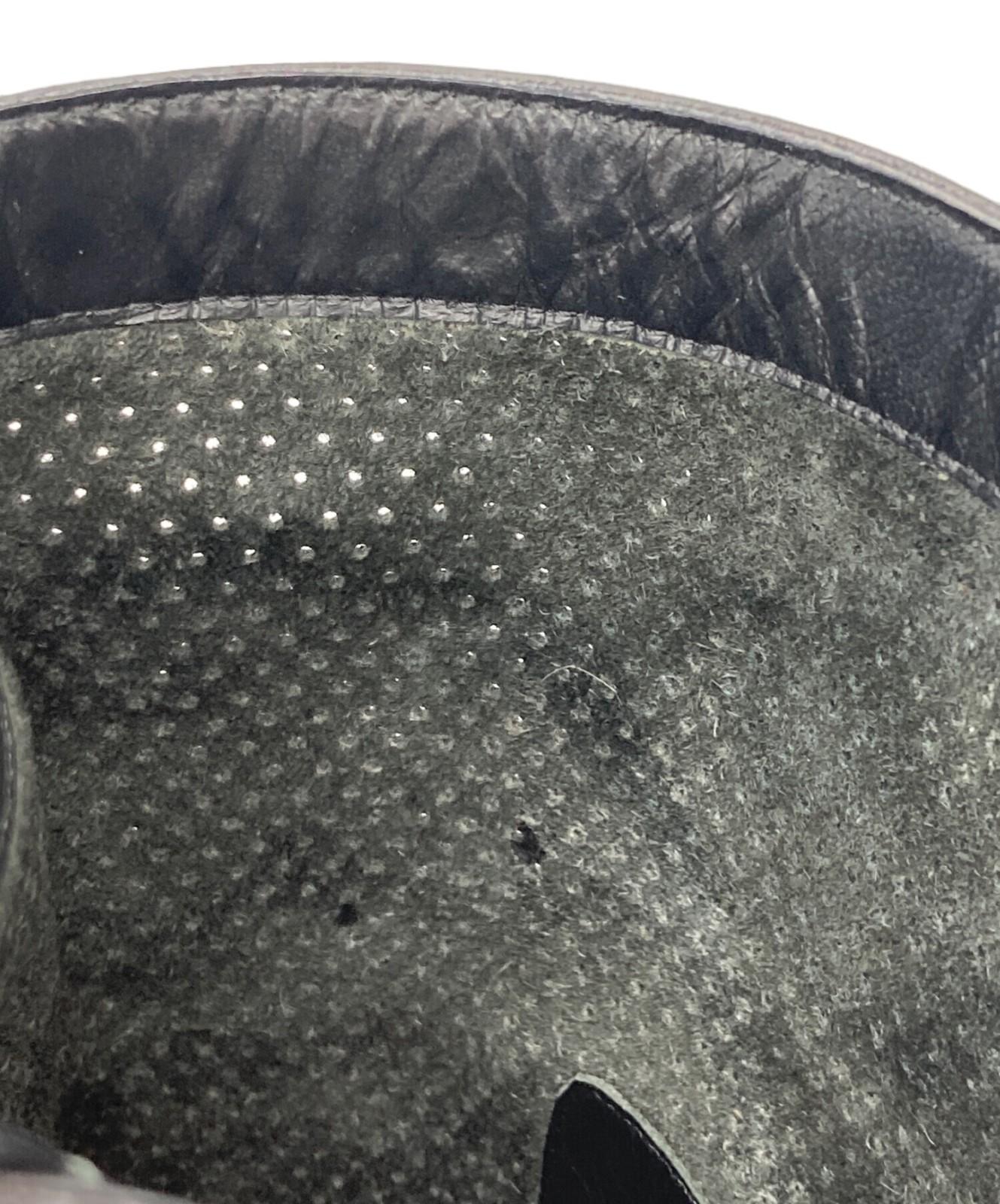 FENDI Punching Boots Shoes EU 38 US 8 Black Authentic