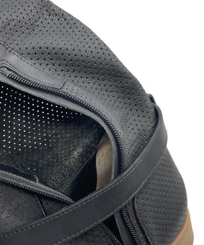 FENDI Punching Boots Shoes EU 38 US 8 Black Authentic