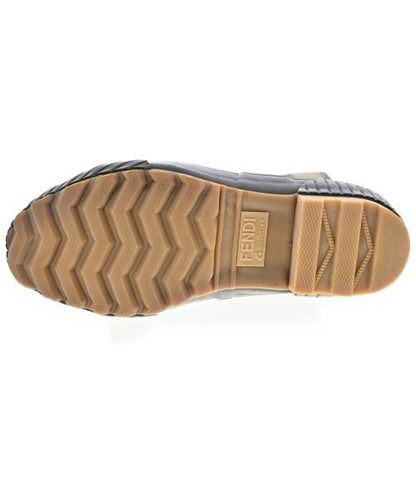 FENDI Sneakers Shoes High-Cut EU 36 US 6 Beige Brown Authentic