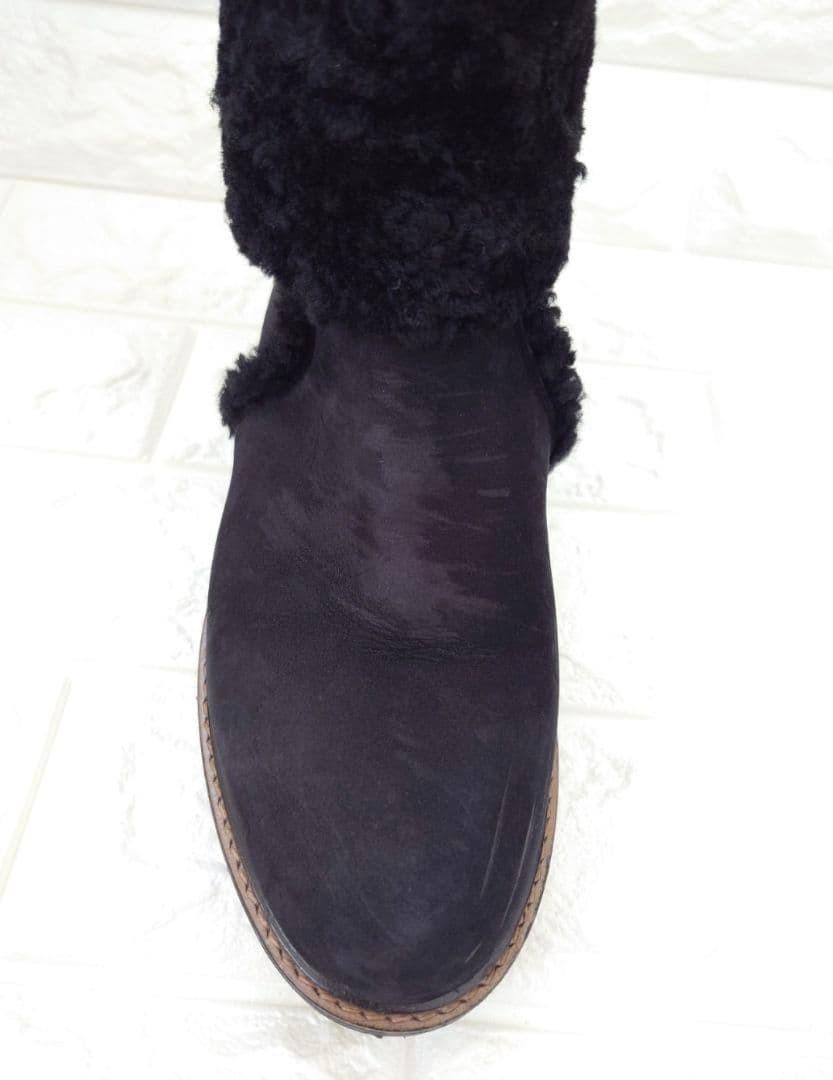 FENDI Mouton Short Boots Shoes EU 37 US 7 Authentic