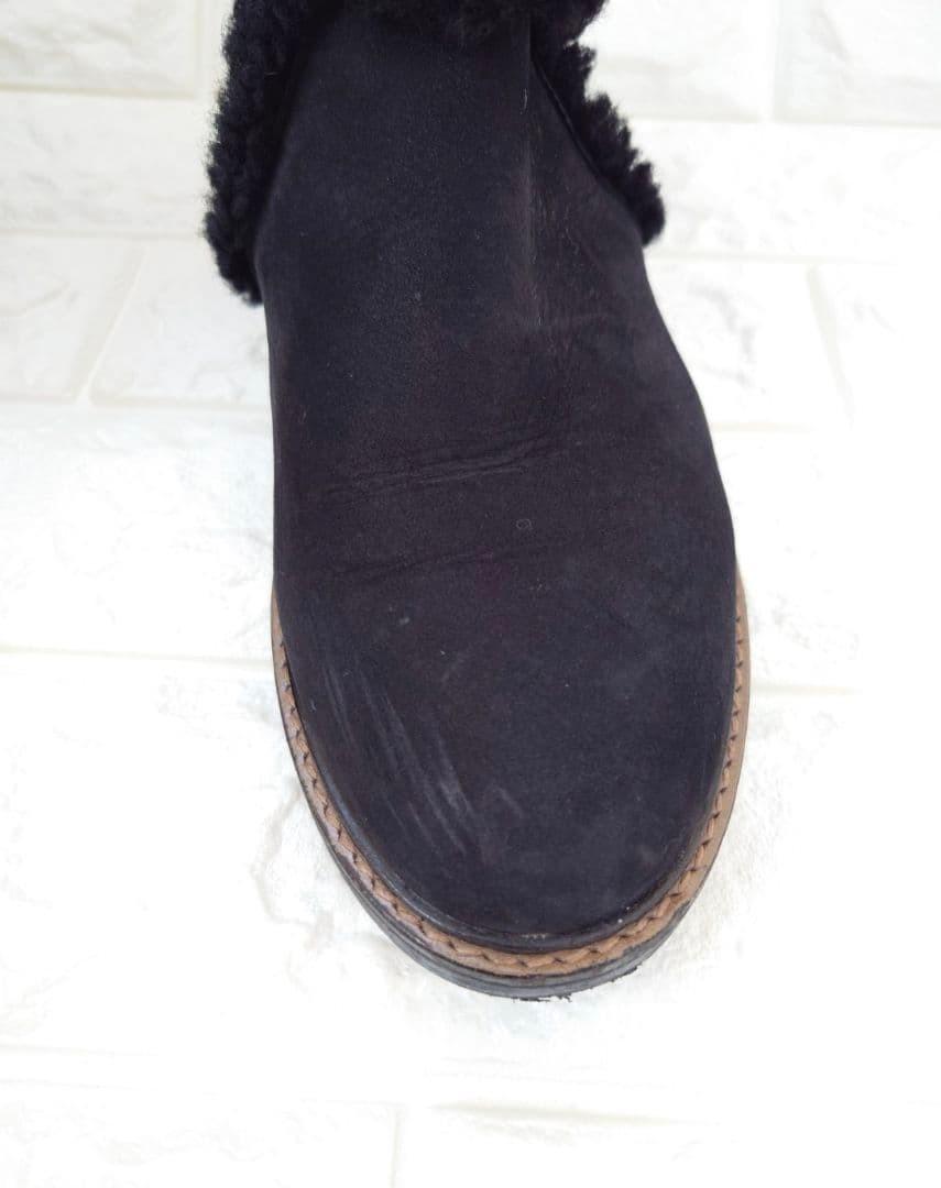 FENDI Mouton Short Boots Shoes EU 37 US 7 Authentic