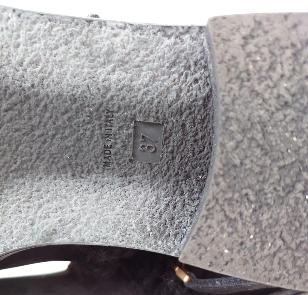 FENDI Mouton Short Boots Shoes EU 37 US 7 Authentic