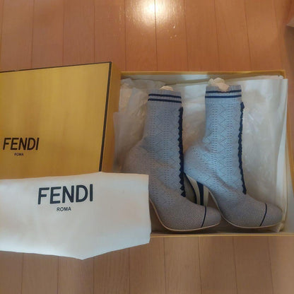 FENDI Short Boots Shoes EU 36 US 6 Authentic