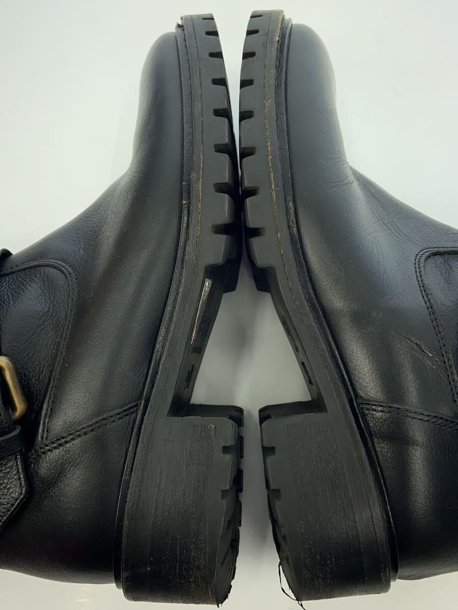 FENDI engineer Boots Shoes EU 36 US 6 Leather Black Authentic