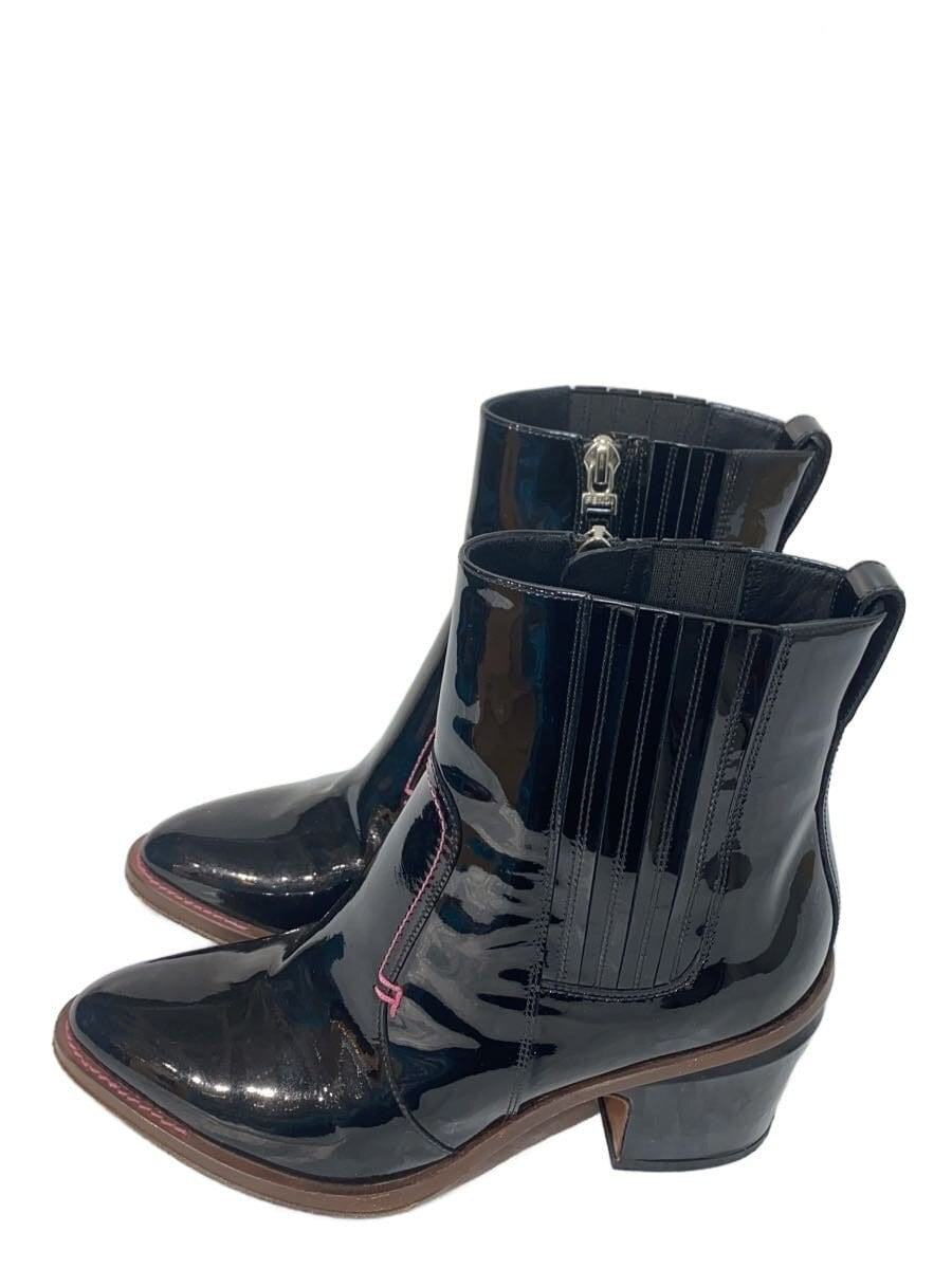 FENDI Short Boots Shoes EU 36.5 US 6.5 Black Authentic