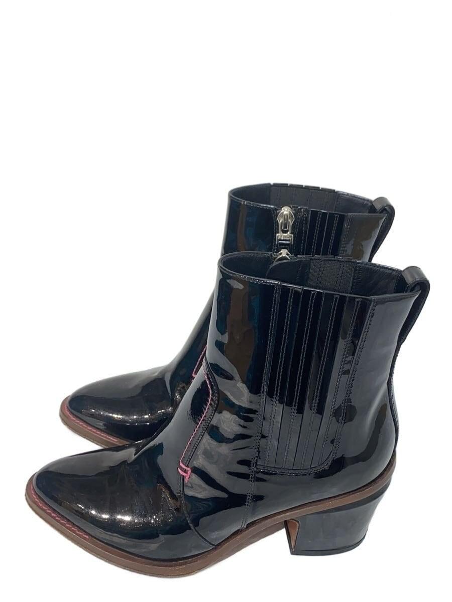 FENDI Short Boots Shoes EU 36.5 US 6.5 Black Authentic