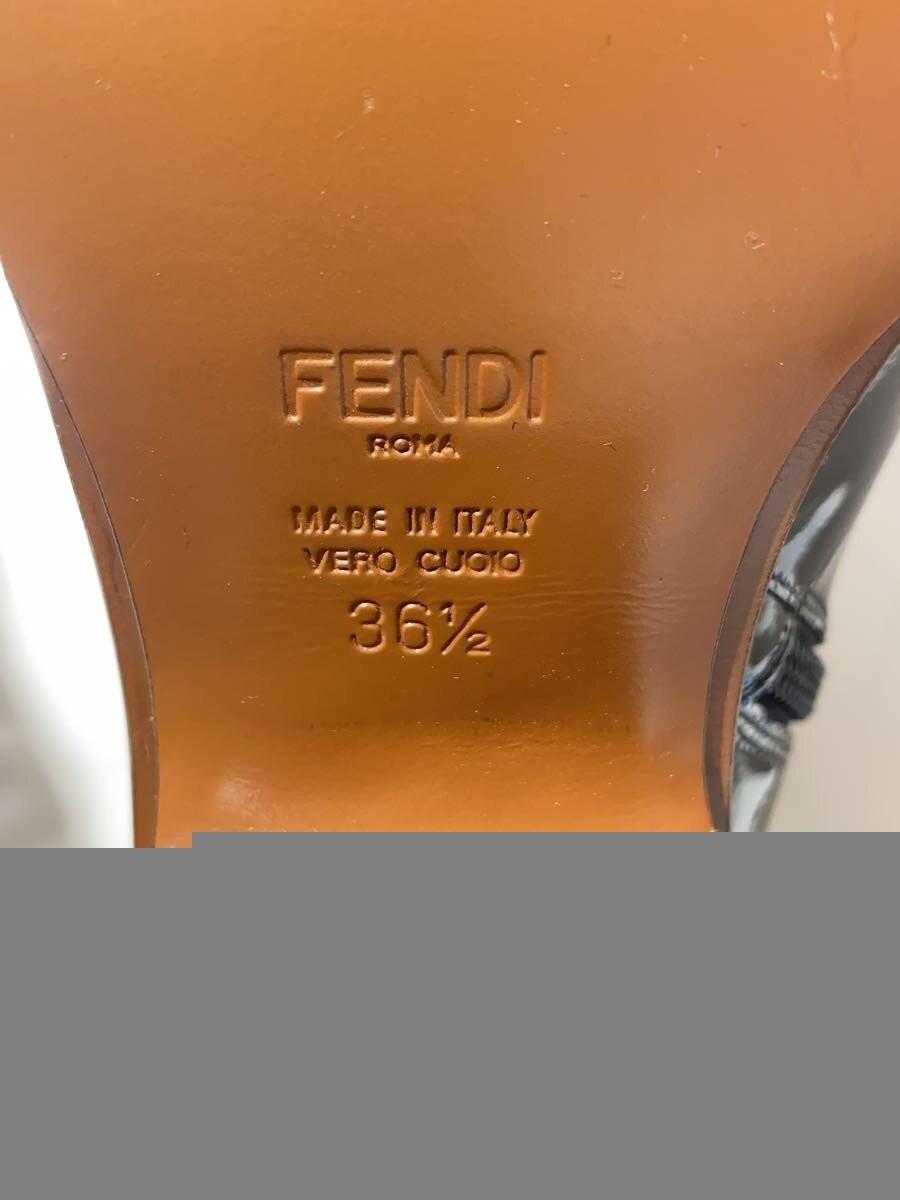 FENDI Short Boots Shoes EU 36.5 US 6.5 Black Authentic