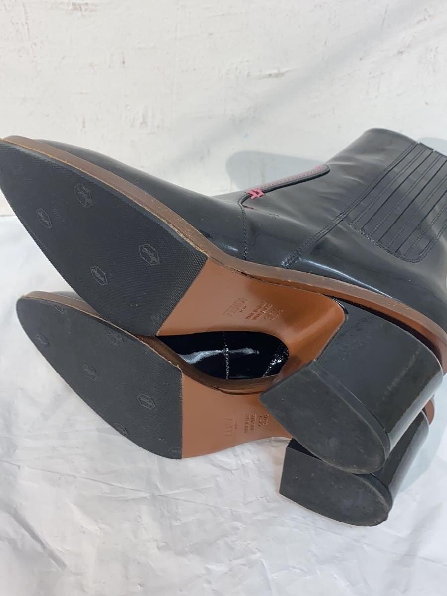 FENDI Short Boots Shoes EU 36.5 US 6.5 Black Authentic