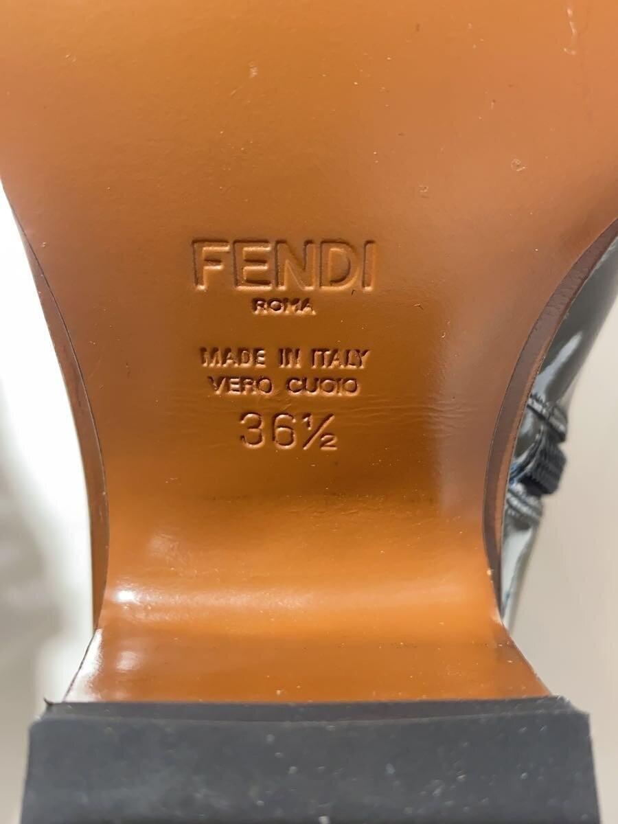 FENDI Short Boots Shoes EU 36.5 US 6.5 Black Authentic