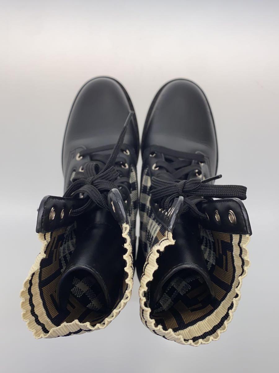 FENDI Boots Shoes EU 36 US 6 Black Authentic
