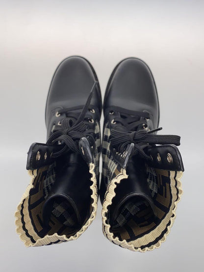 FENDI Boots Shoes EU 36 US 6 Black Authentic