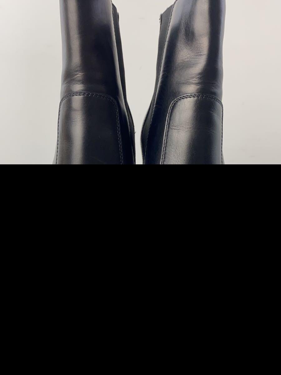 FENDI Short Boots Shoes EU 37.5 US 7.5 Leather Black Authentic