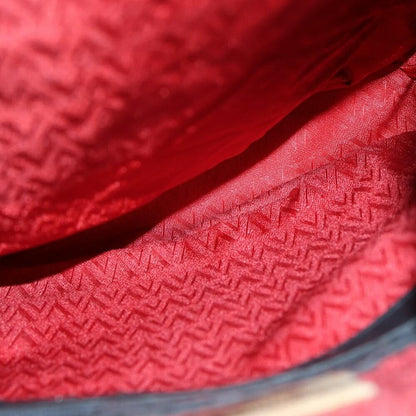 Valentino Backpack V Logo Leather Black Authentic