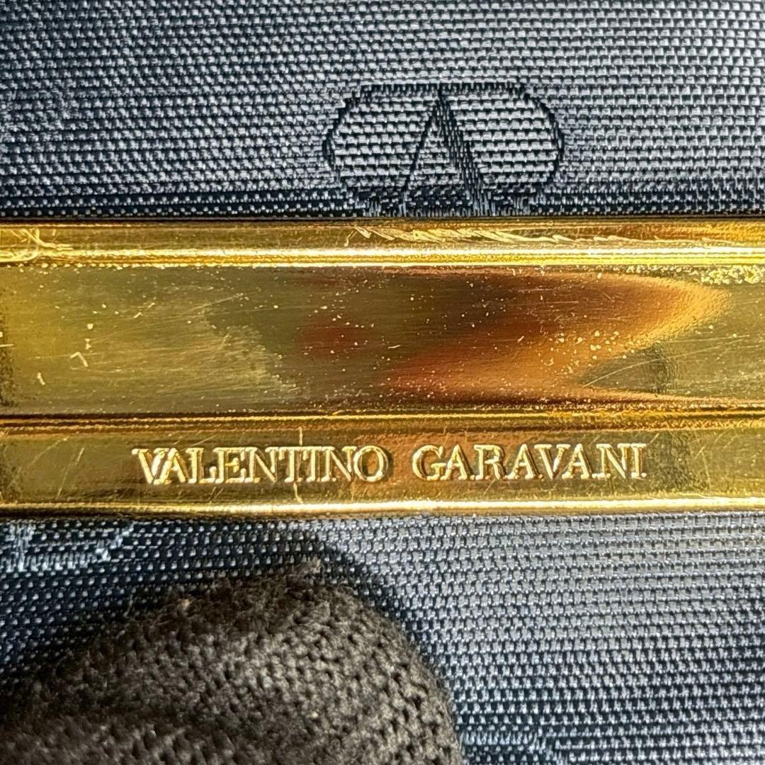 Valentino Garavani Shoulder Bag Purse Logo Blue Authentic