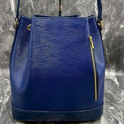 Valentino Garavani Shoulder Bag Purse Logo Blue Authentic