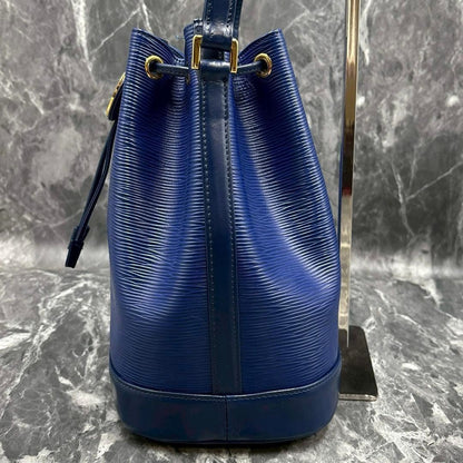 Valentino Garavani Shoulder Bag Purse Logo Blue Authentic