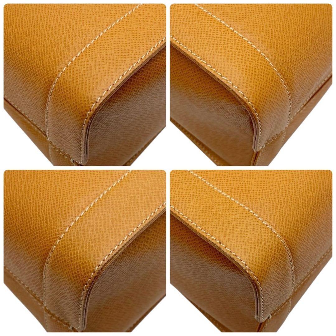 Valentino Hand Shoulder Bag Tote Purse 2way Leather Brown Authentic