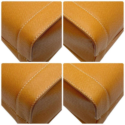 Valentino Hand Shoulder Bag Tote Purse 2way Leather Brown Authentic