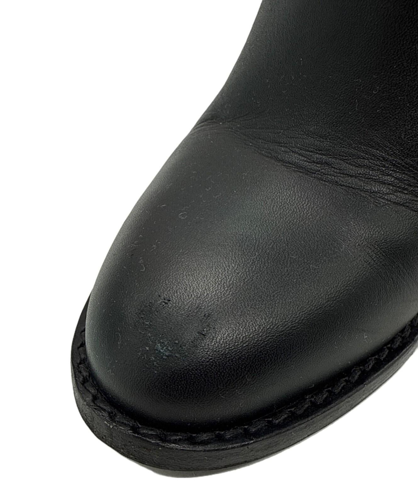 Valentino Garavani Boots Shoes Studs EU 36.0 US 6.0 Leather Black Authentic