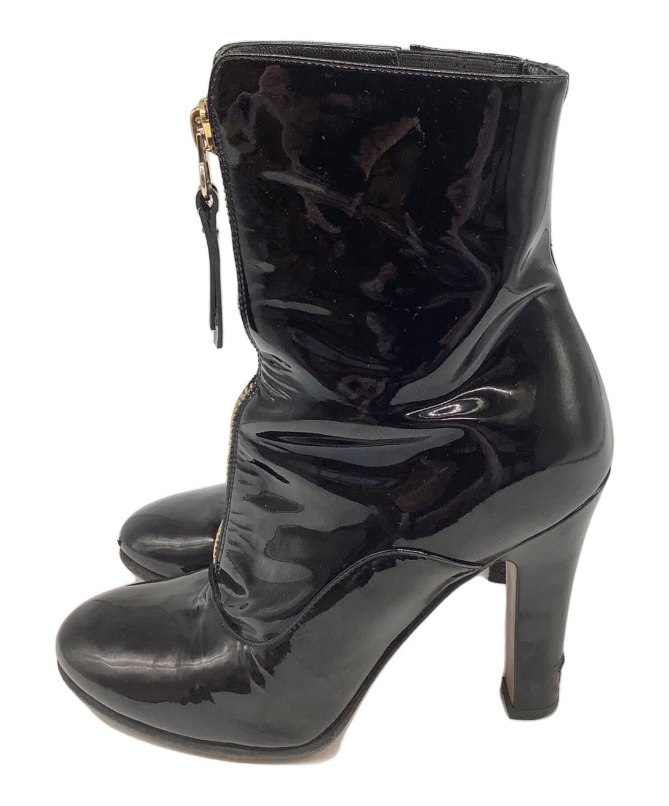 Valentino Short Boots Shoes EU 37 US 7 Black Authentic