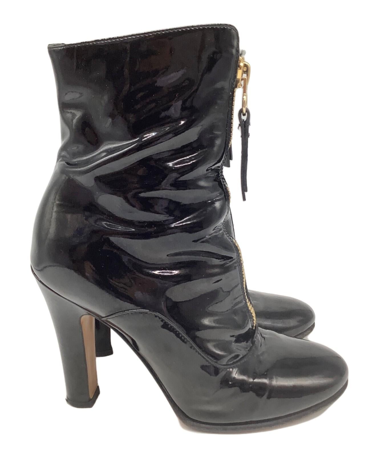 Valentino Short Boots Shoes EU 37 US 7 Black Authentic