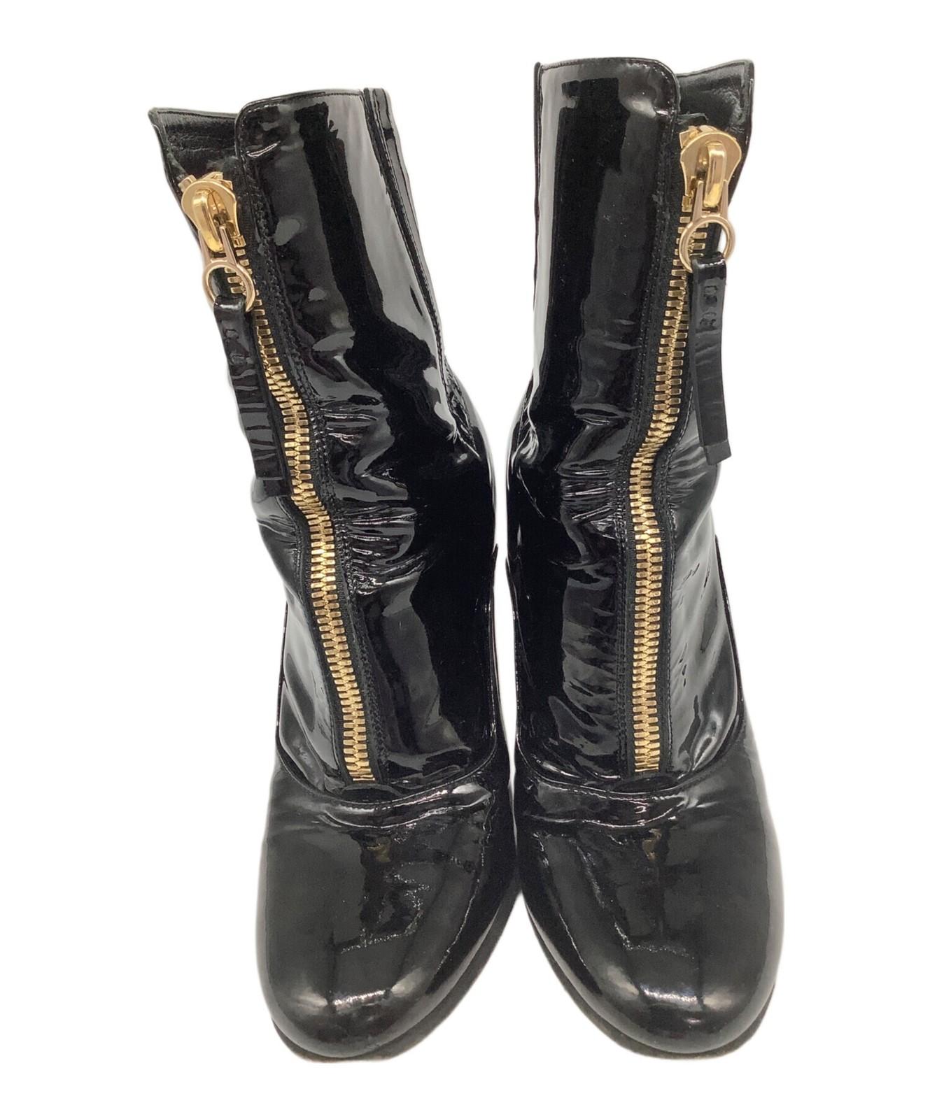 Valentino Short Boots Shoes EU 37 US 7 Black Authentic