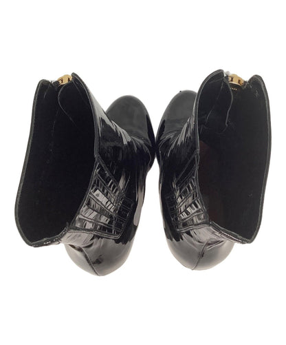 Valentino Short Boots Shoes EU 37 US 7 Black Authentic