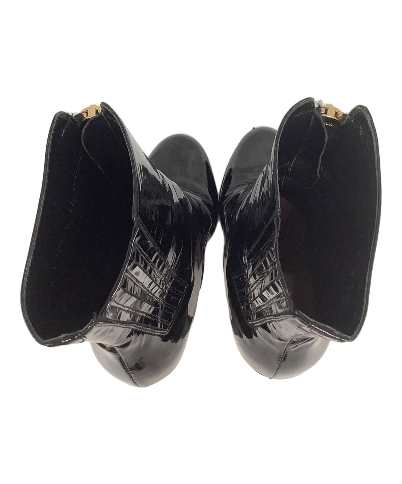 Valentino Short Boots Shoes EU 37 US 7 Black Authentic