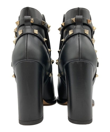 Valentino Garavani Boots Shoes Studs EU 37.5 US 7.5 Black Authentic