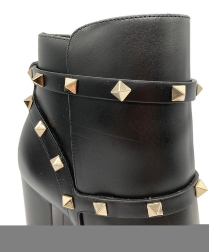 Valentino Garavani Boots Shoes Studs EU 37.5 US 7.5 Black Authentic